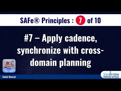 SAFe® Principles | #7 – Apply cadence, synchronise with cross-domain planning | SAFe®