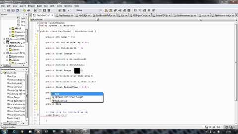 019 Unity 3d : Making Our Gun Shoot and Making Muzzle Flash (C Sharp ) - Part 2 - 7