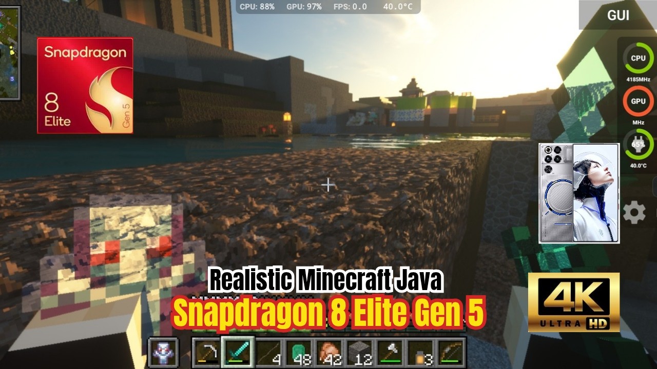 Stratum Ultra Realistic Texture Pack Minecraft Java on Snapdragon 8 ...