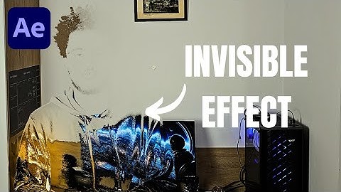 Invisible Cloak Effect in After Effects Step-by-Step VFX Tutorial