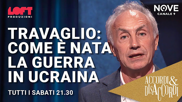 Travaglio: come è nata la guerra in Ucraina