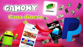 "Gamony" App para gana dinero (Paypal, diamantes de Free Fire y más!) screenshot 5