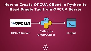 How to Create OPCUA Client in Python to Read Single Tag from OPCUA Server | IoT | OPC | IIoT |