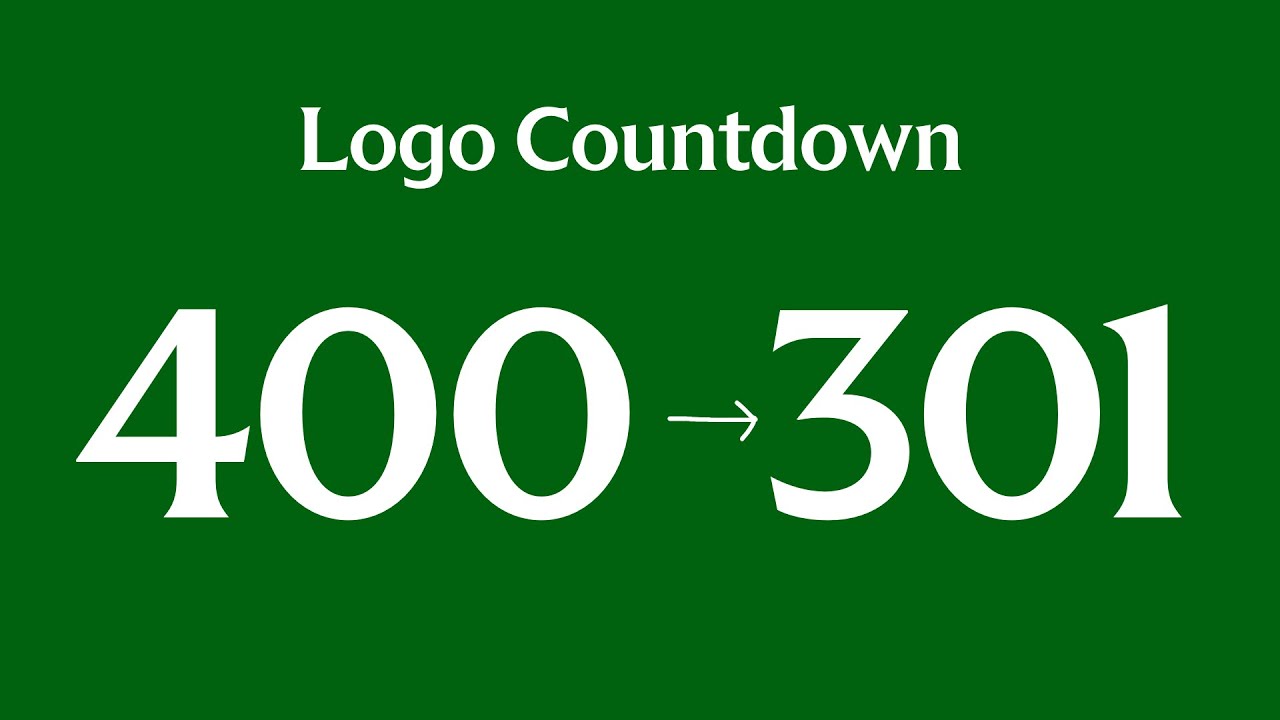 Logo Countdown (Season 4): 400 to 301