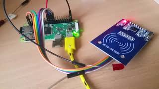 Raspberry Pi Zero WH plus RFID RC522 Card