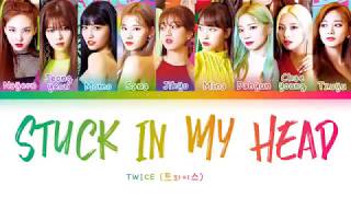 Twice 티와이스 Stuck In My Head Color Coded Lyrics Engromhan가사