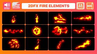 Information Free 4K 2D Cartoon Fire - Hand Drawn Fire Elements Bundle (Ae) News