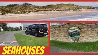 We Stay On A Posh Campsite For FREE In Northumberland! - Seafield Caravan Park