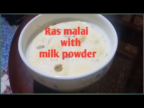 #ras malai# recipe in #hindi# with milk powder - YouTube