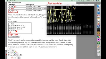 WEEK1- Debug Command Assemble
