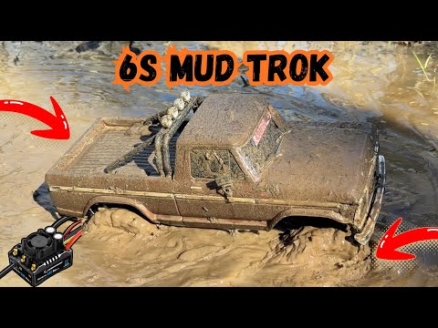 6s Traxxas TRX4 Mud Slinging!
