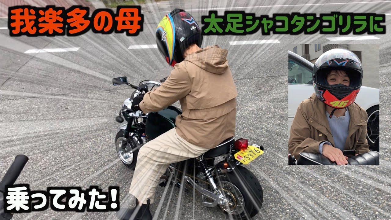 ☆ばちくそかっこいい！☆男前5CMカット5Lモンキーフォーク☆ゴリラフォーク☆ ゴリラに我楽多の母が乗ってみた【シャコタン・太足】前後5.5J