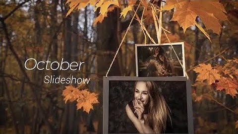 Autumn Forest Slideshow After Effects Templates
