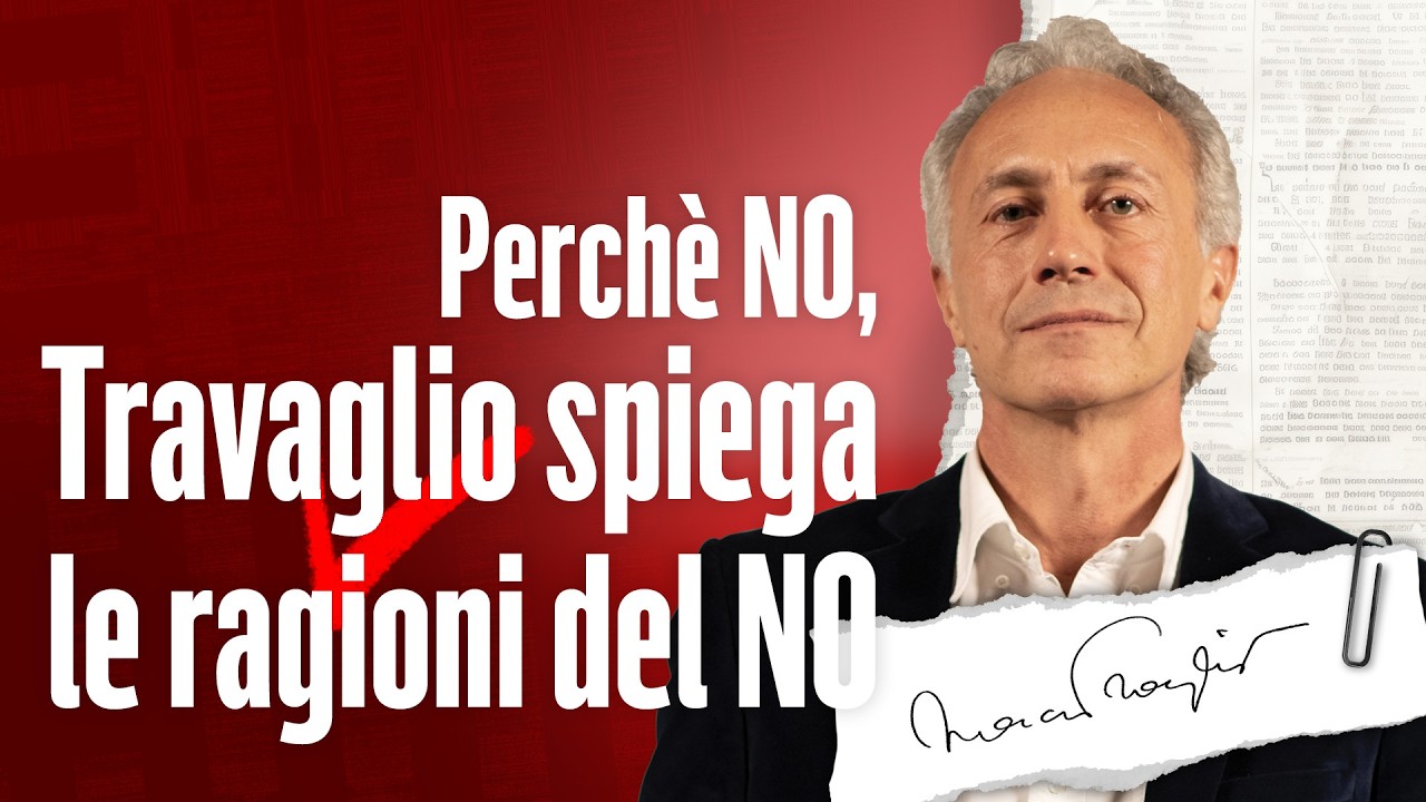 Perché NO, Marco Travaglio spiega le ragioni del no con Alessandro Nencini e Christine Von Borries