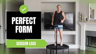 How To: Scissor Legs Rebounder Exercise screenshot 3