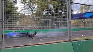 Latifi And Stroll Crash Melbourne