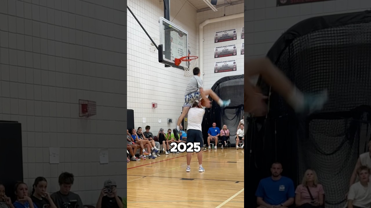 Невероятный прогресс в данках на росте 180 см 👀