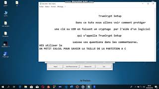 Comment cypter une clé Partie 1 avec TrueCrypt Setup