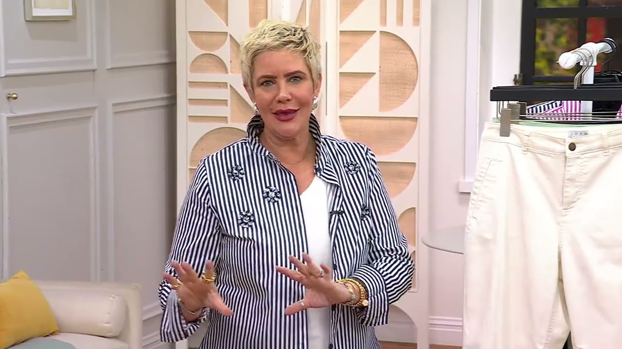 Joan Rivers Luxe Vintage Denim Ankle Pants on QVC