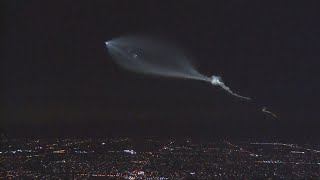 Did you see it? the space x rocket launch could be seen in az night
sky.