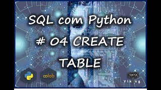 SQL with Python - #04 Creating a Table