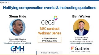Notifying compensation events