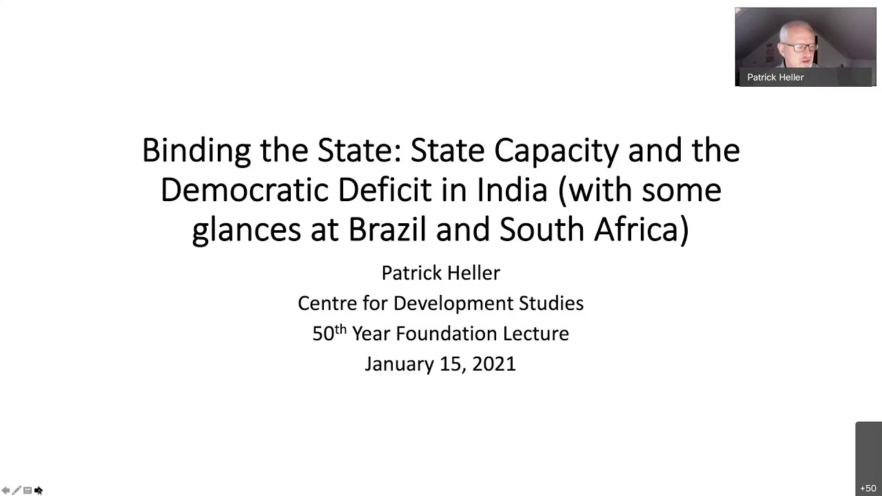 50th Foundation year lecture by Prof.  Patrick Heller