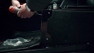 Defender Seatbox Corner Protectors - Installation - ORE4x4 UK