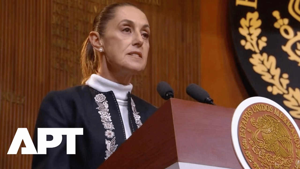 «Мексика не склоняется и не сдаётся», — заявил президент Шейнбаум, защищая суверенитет в Керетаро.