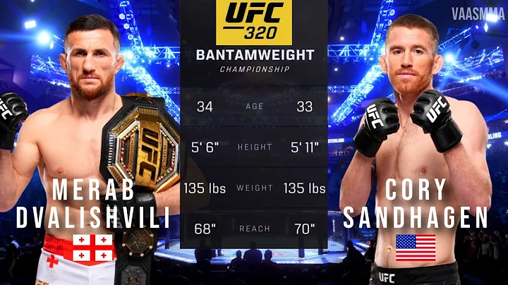 MERAB DVALISHVILI VS CORY SANDHAGEN FULL FIGHT UFC 320