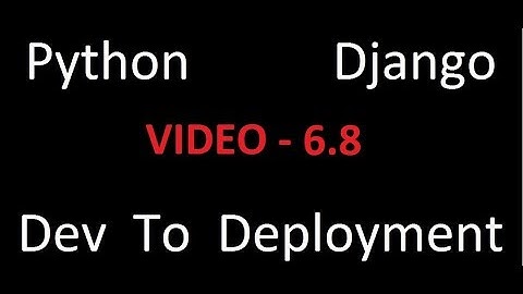 Python Django Dev To Deployment Project Based Course - Loops - Video 6.8 - Brad