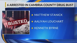 DA: Multiple people arrested, facing drug charges in Cambria County