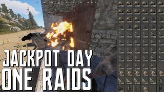 Jackpot Wipeday Raids & Juicy Counter Raid Rust Part 1