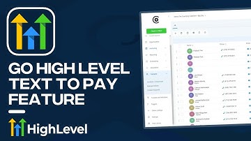 Go High Level Text to Pay Feature - How to Use it?