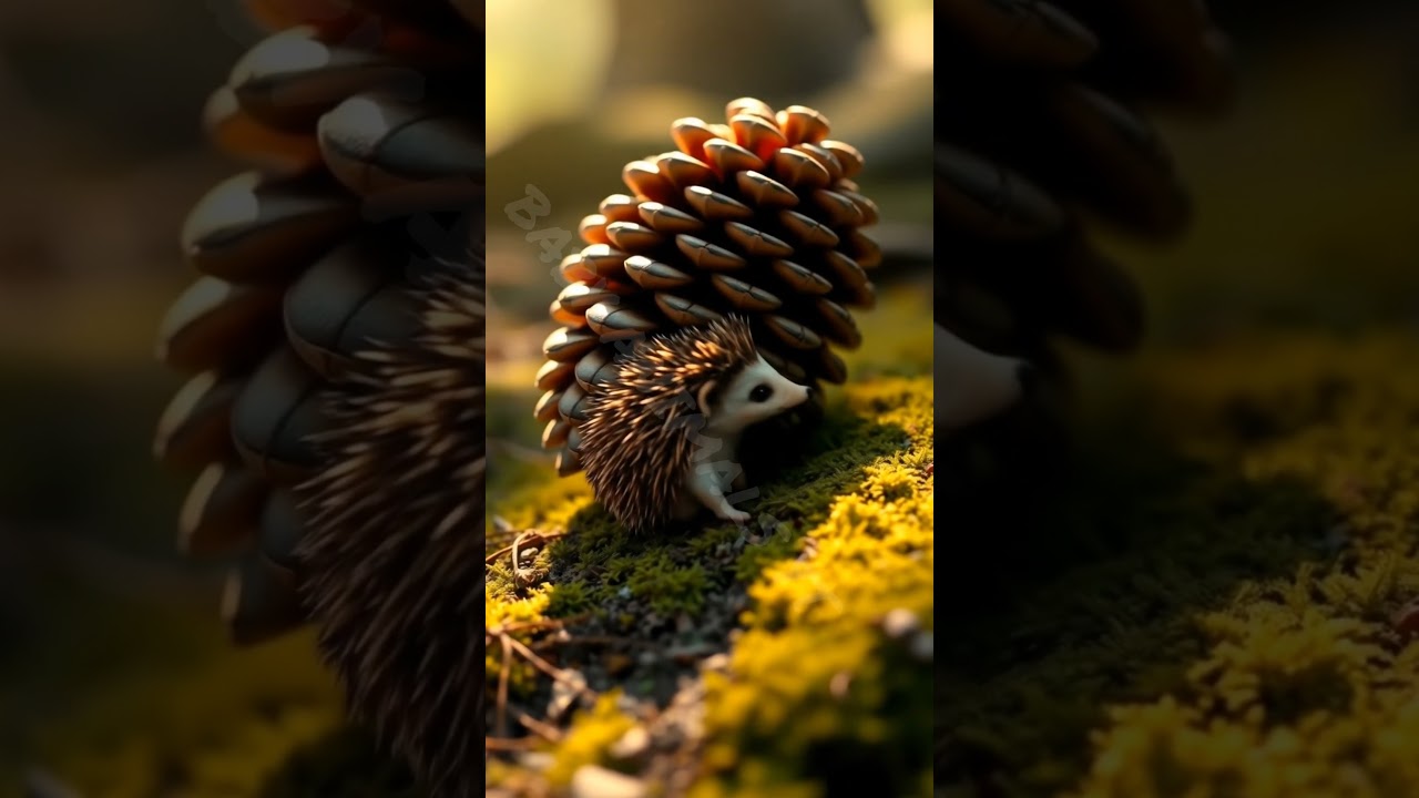 Mini Hedgehog – “Pip the Pinecone Explorer”