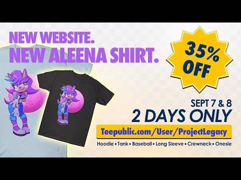 New Sonic Legacy site?! New Aleena design?! What?!