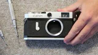 How to Refurbish a Canon P Rangefinder Camera