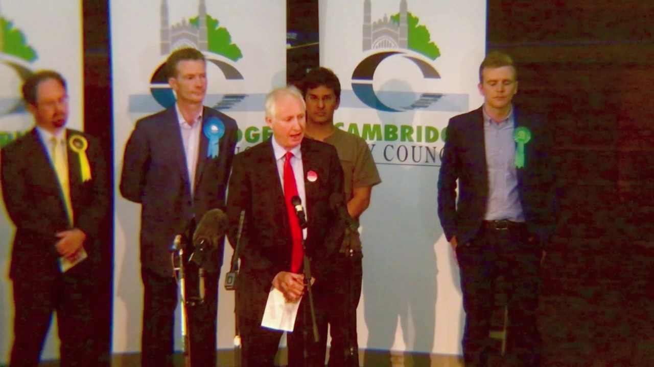 Daniel Zeichner MP - acceptance speech after 2017 general election.