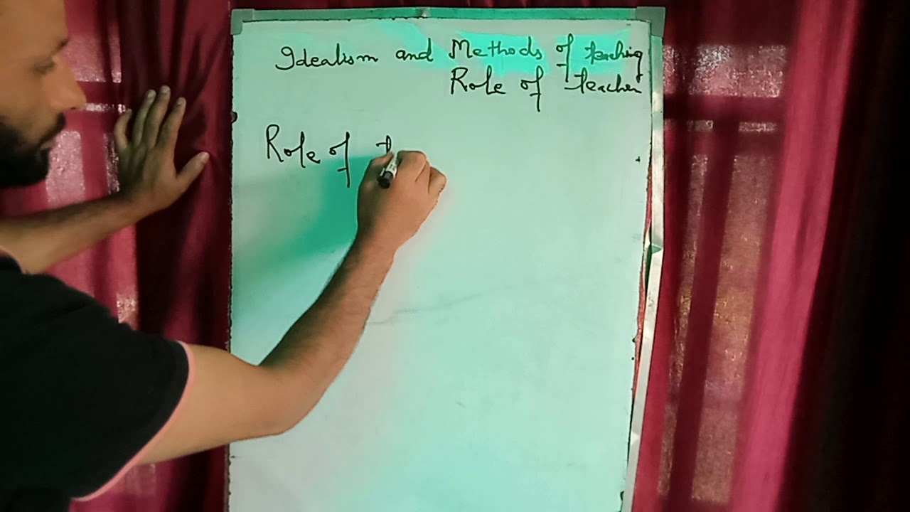 Idealism And Methods Of Teaching role Of Teacher YouTube