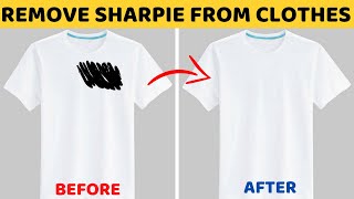 Easy way to remove Permanent Marker Stains from Clothes without Rubbing Alcohol
