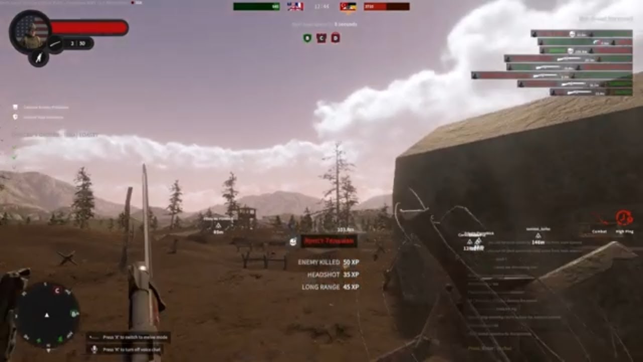 103 Meter Headshot To Holdfast Frontlines WWI YouTube