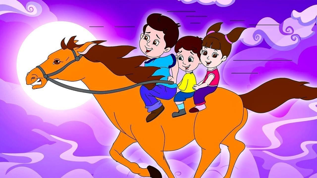 Lakdi ki kathi | लकड़ी की काठी | Popular Hindi Children Songs | Animated Songs by NNC TOONS