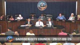Gadsden City Council 2017-09-26