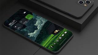 What If Your Phone Felt This Peaceful? Rainy Night Setup (Glass UI Android) screenshot 4