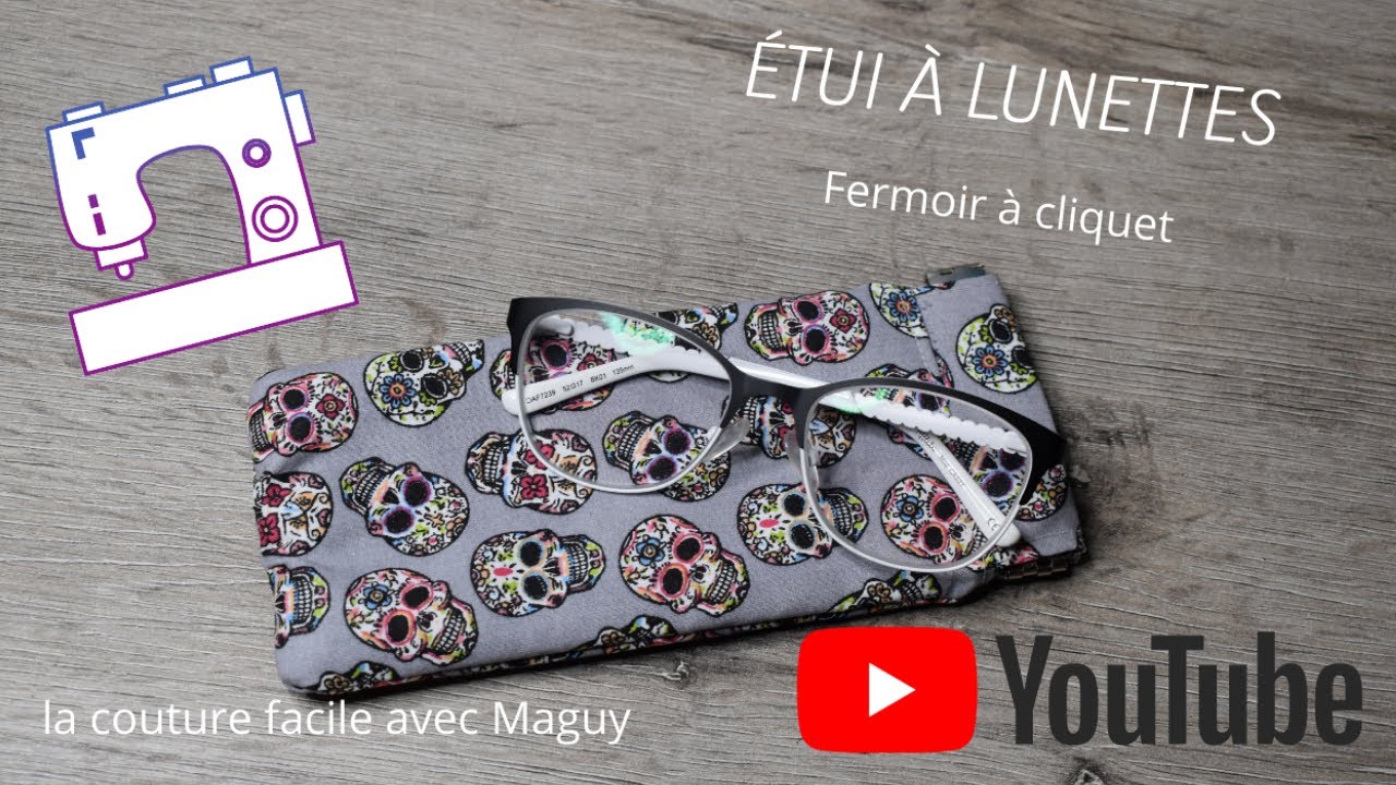 Couture: pas à pas étui à lunettes