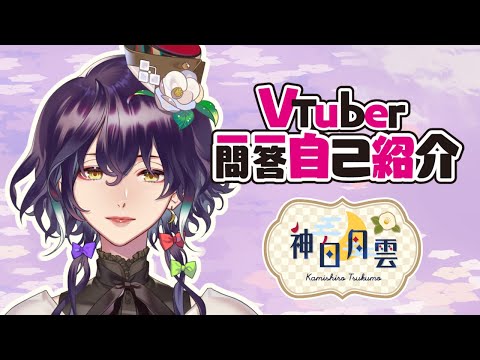 【自己紹介】Vtuber一問一答自己紹介【神白月雲VTuber】