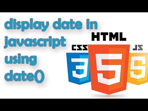 Display date in javascript
