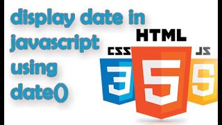 Display date in javascript