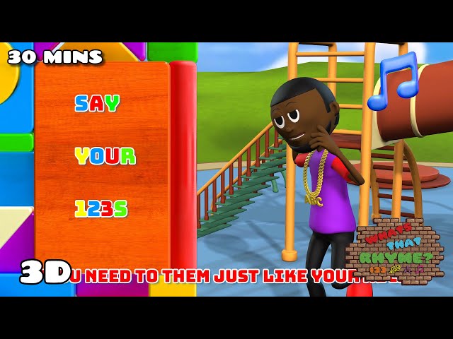とぅりんとぅりん 123 Hip Hop Rap | Say Your 123s + More Nursery Rhymes & Rap