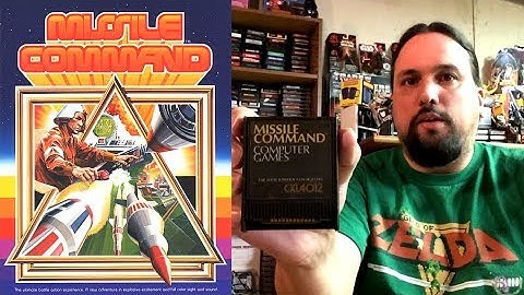 Missile Command on Atari 8-Bit | First Time Playing